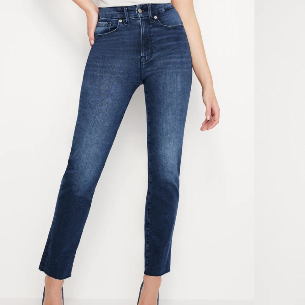 Good American Jeans Size 6-12 Indigo Barely Worn
